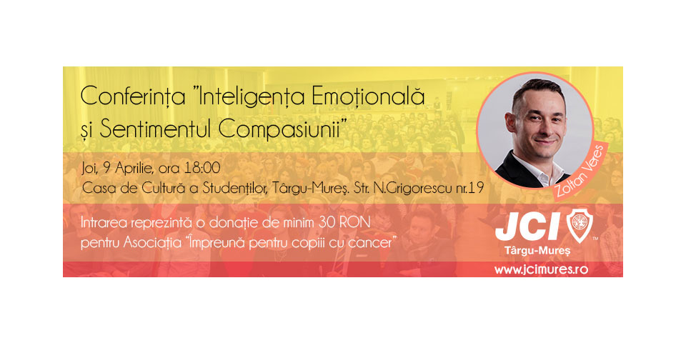 Conferința „Inteligența Emoțională și Sentimentul Compasiunii” cu Zoltan Veres